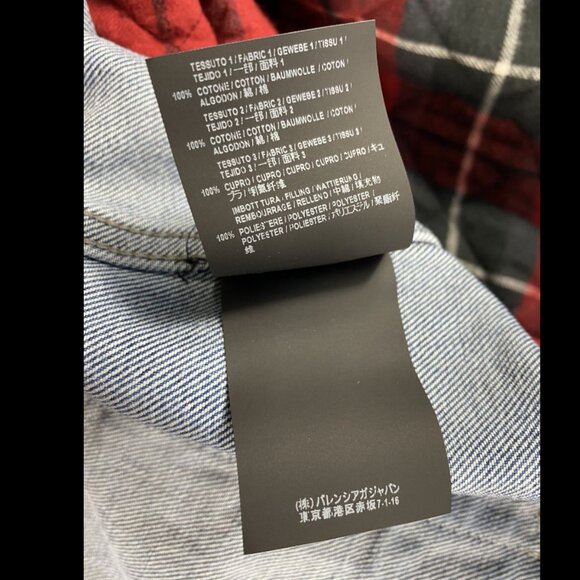 Balenciaga 18AW Runway Hybrid Denim Parka - Picture 6 of 7